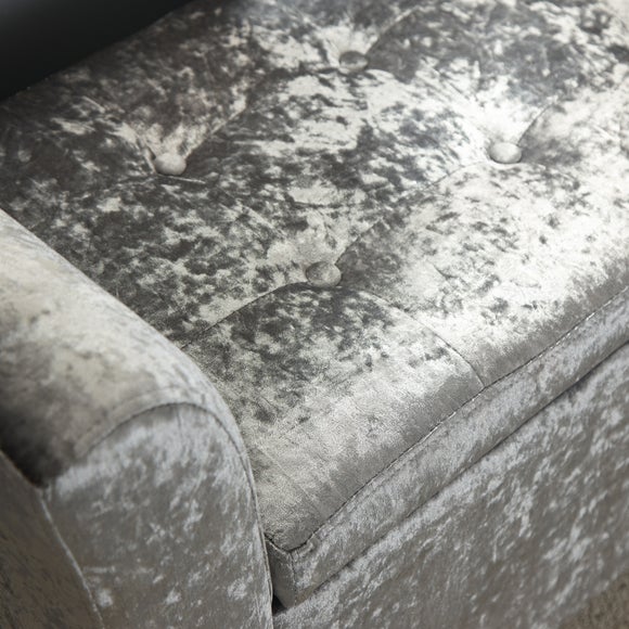Verona Crushed Velvet Ottoman Window Seat, product image 7