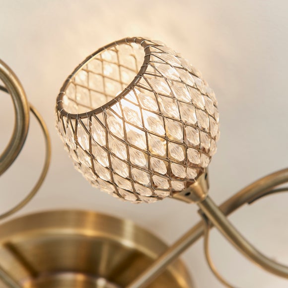 Vogue Malden 5 Light Semi Flush Ceiling Light