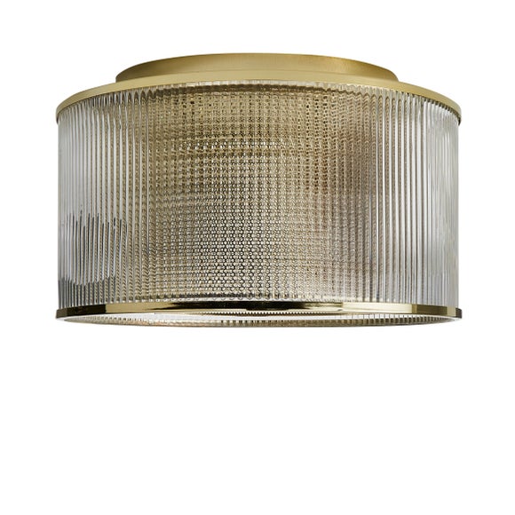 Kruze Glass Flush Ceiling Light, product image 8