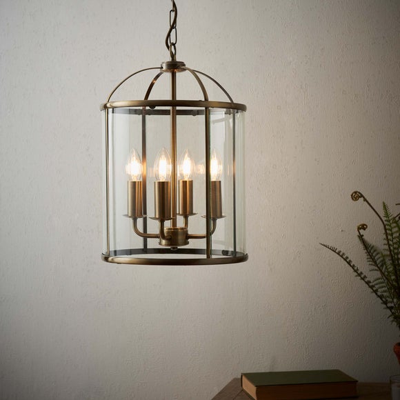 Vogue Lambeth 4 Light Glass Pendant Light, product image 1