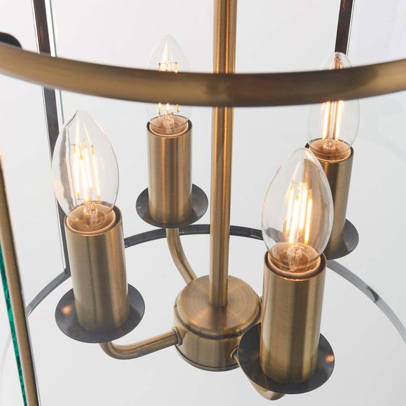 Vogue Lambeth 4 Light Glass Pendant Light, product image 4