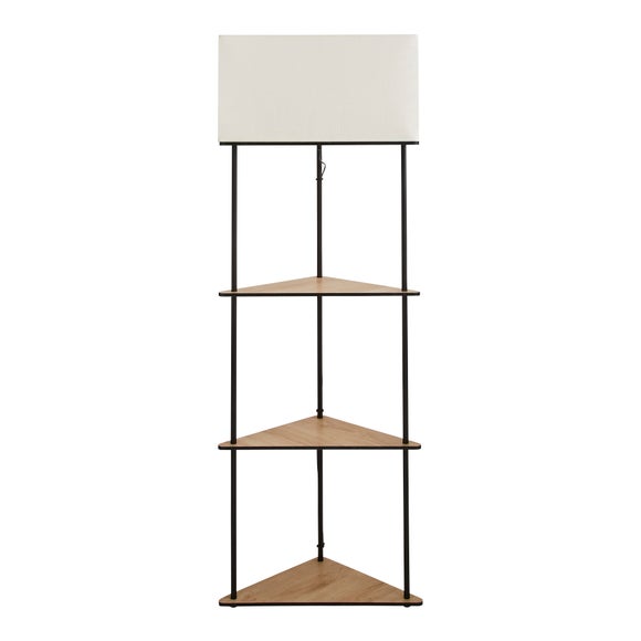 Elements Element Sunds Corner Shelved Floor Lamp Light Wood