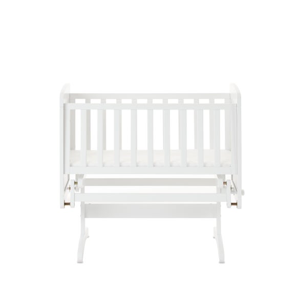 Obaby Gliding Crib, White Pine