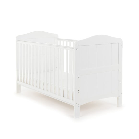 Obaby Whitby Cot Bed, White Pine