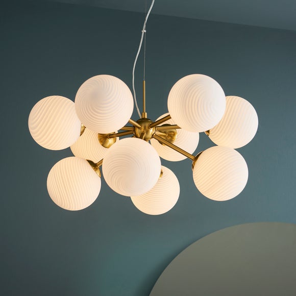 Swirl 10 Light Ceiling Light
