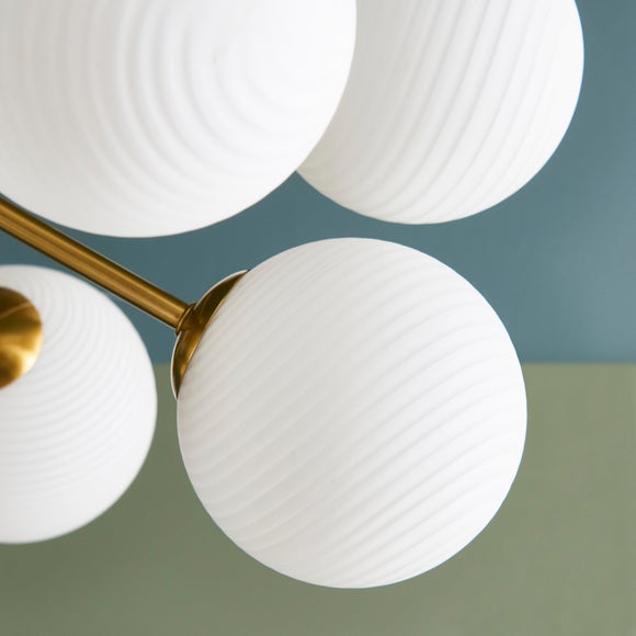 Swirl 10 Light Ceiling Light