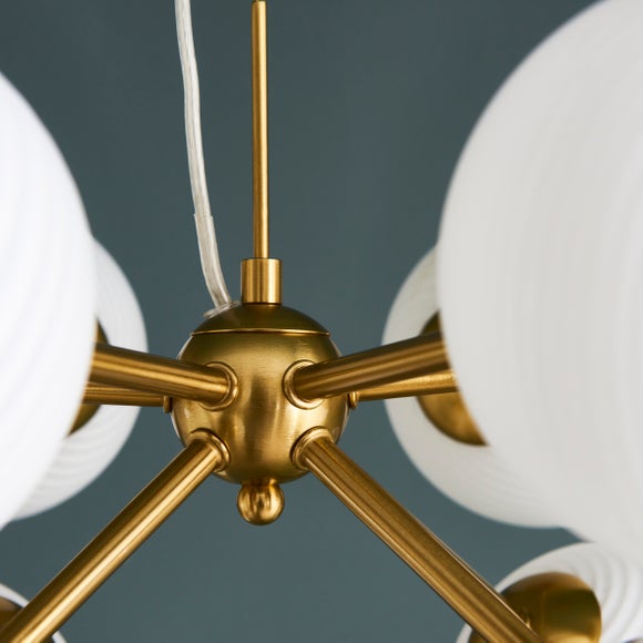 Swirl 10 Light Ceiling Light