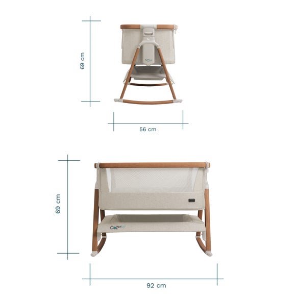 Tutti Bambini CoZee Air Bedside Crib, product image 17