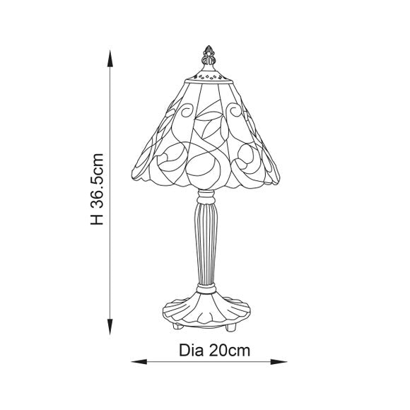 Vogue Calla Traditional Table Lamp