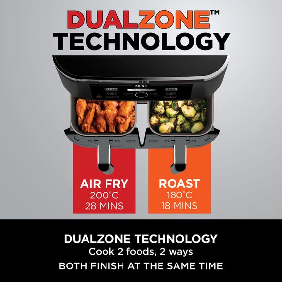 Ninja Foodi Dual Zone 7.6 Litre Air Fryer