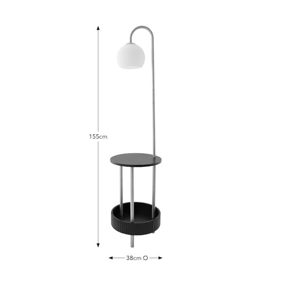 Georgi Shelved Floor Lamp, product image 6