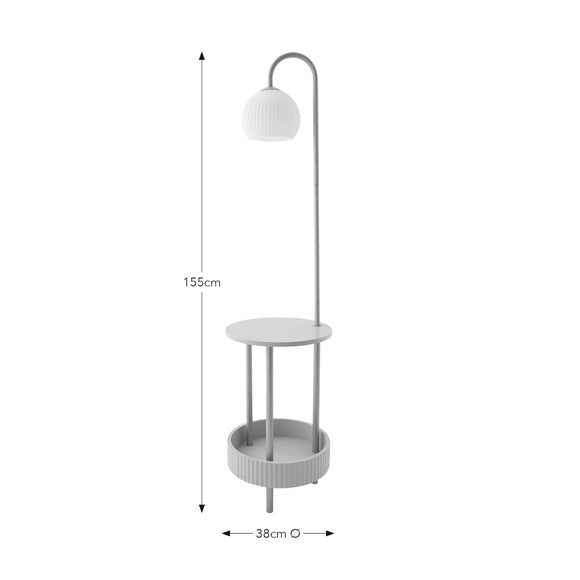 Georgi Shelved Floor Lamp, product image 12