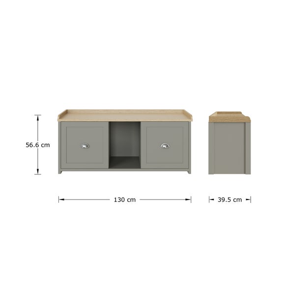 Lancaster Shoe Storage Bench, product image 10
