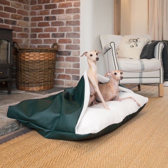Lords and Labradors Rhino Leather Sleepy Burrow Dog Bed, product image 8