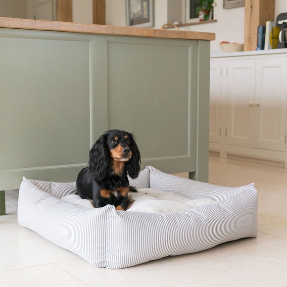 Lords and Labradors Striped Box Dog Bed, product image 8