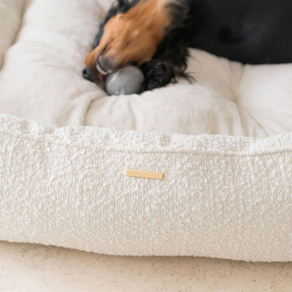 Lords and Labradors Boucle Box Dog Bed, product image 7
