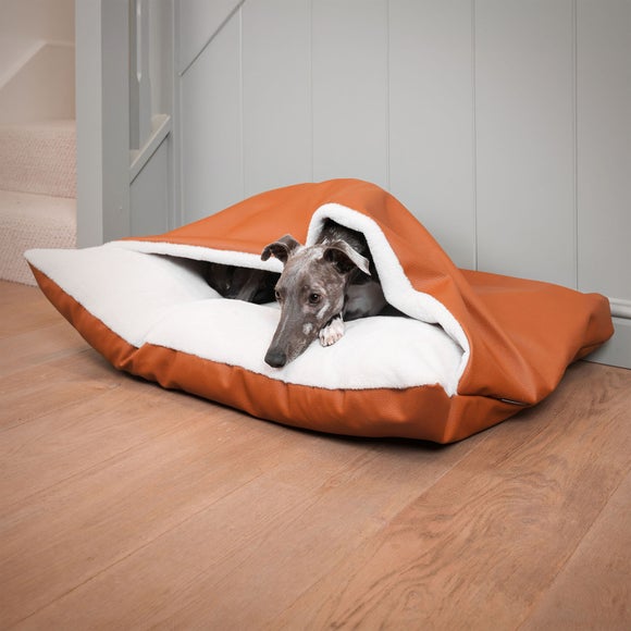 Lords and Labradors Rhino Leather Sleepy Burrow Dog Bed, product image 28