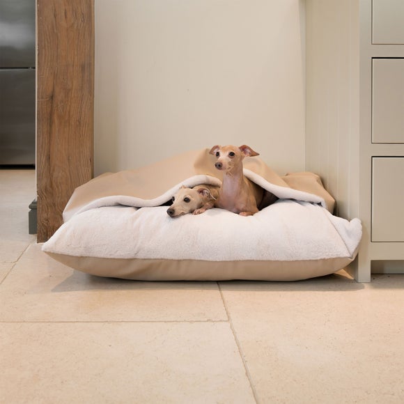 Lords and Labradors Rhino Leather Sleepy Burrow Dog Bed, product image 1
