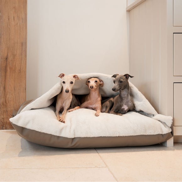 Lords and Labradors Rhino Leather Sleepy Burrow Dog Bed, product image 34