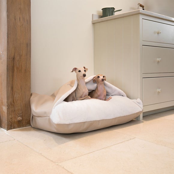 Lords and Labradors Rhino Leather Sleepy Burrow Dog Bed, product image 38