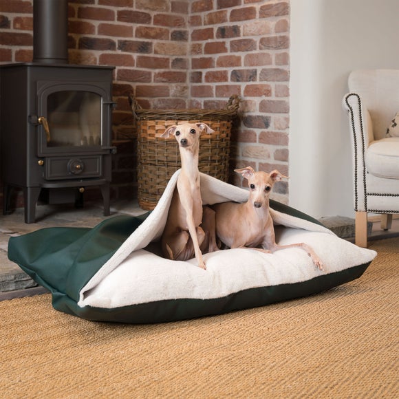 Lords and Labradors Rhino Leather Sleepy Burrow Dog Bed, product image 4