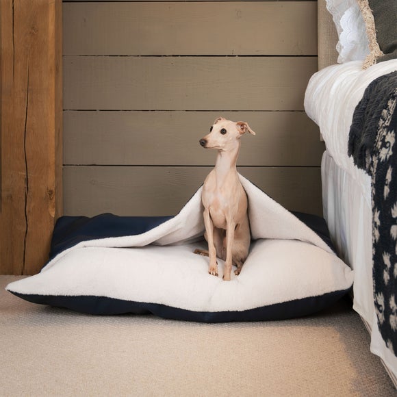 Lords and Labradors Rhino Leather Sleepy Burrow Dog Bed, product image 10