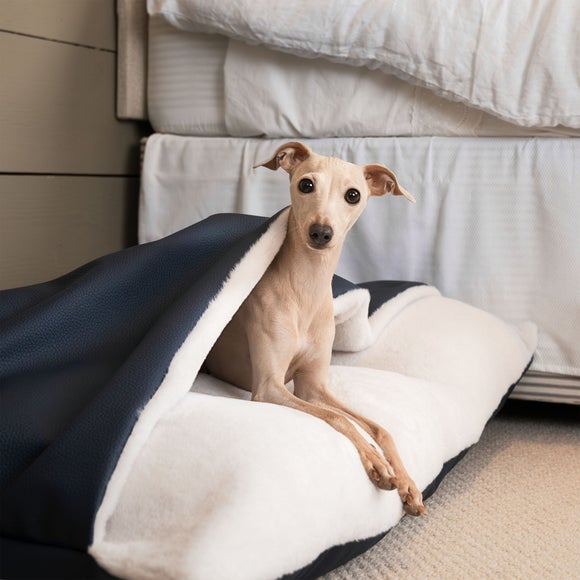 Lords and Labradors Rhino Leather Sleepy Burrow Dog Bed, product image 15