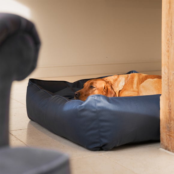 Lords and Labradors Rhino Leather Box Dog Bed, product image 3