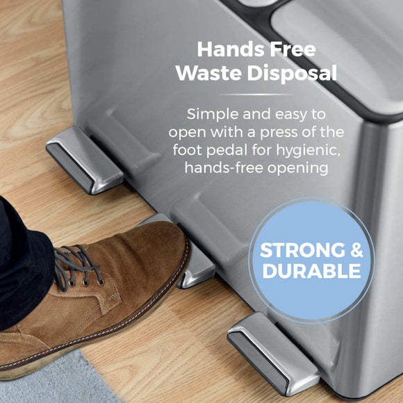 Tower 45L Recycling Pedal Bin, product image 4