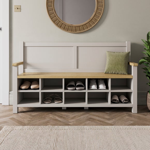 10 Shelf Olney Monk Bench