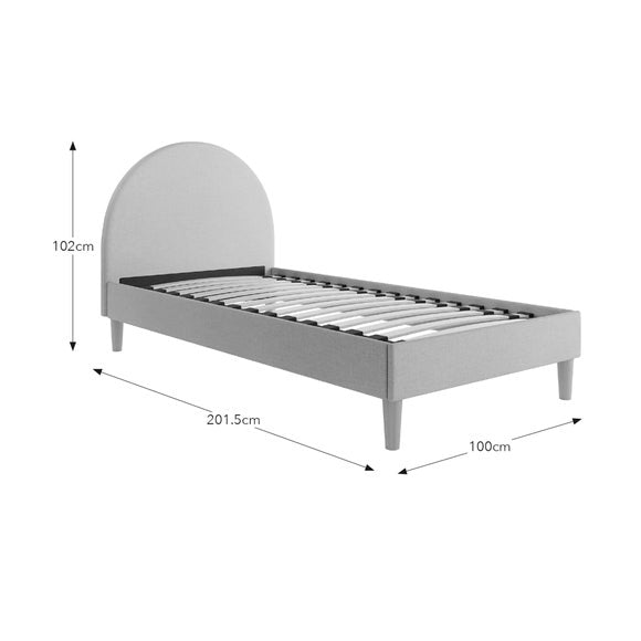 Pennie Textured Bed Frame