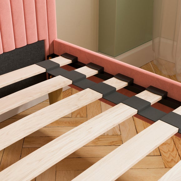 Pennie Rainbow Velvet Bed Frame