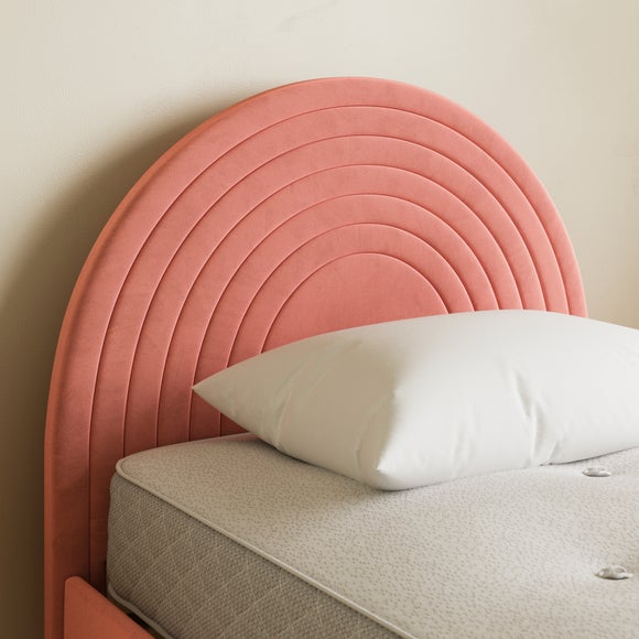 Pennie Rainbow Velvet Bed Frame