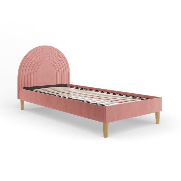 Pennie Rainbow Velvet Bed Frame