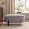 Cairo Velvet Storage Ottoman