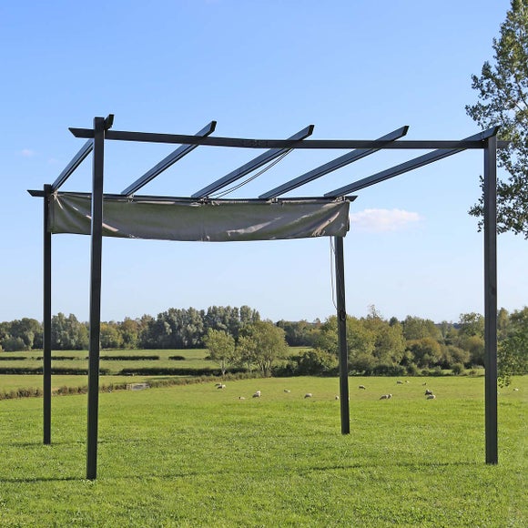 Charles Bentley 3x3m Pergola Gazebo