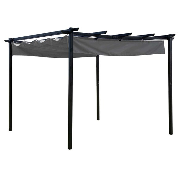 Charles Bentley 3x3m Pergola Gazebo
