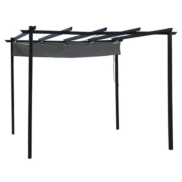 Charles Bentley 3x3m Pergola Gazebo