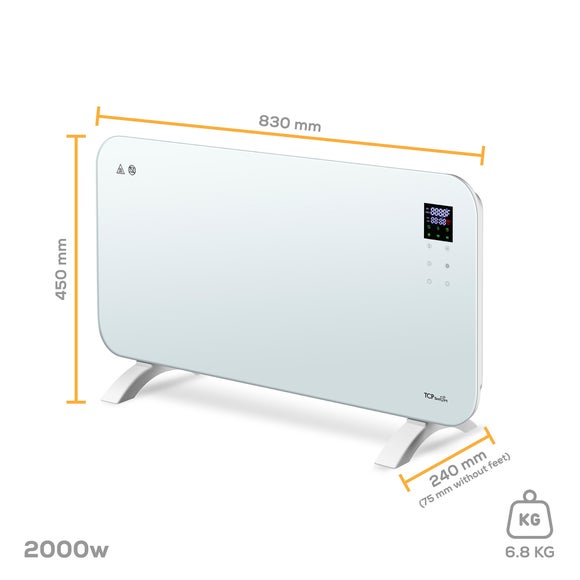 2000W Smart Glass Panel Heater, product image 16