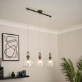 Alba Industrial 3 Light Diner Ceiling Light