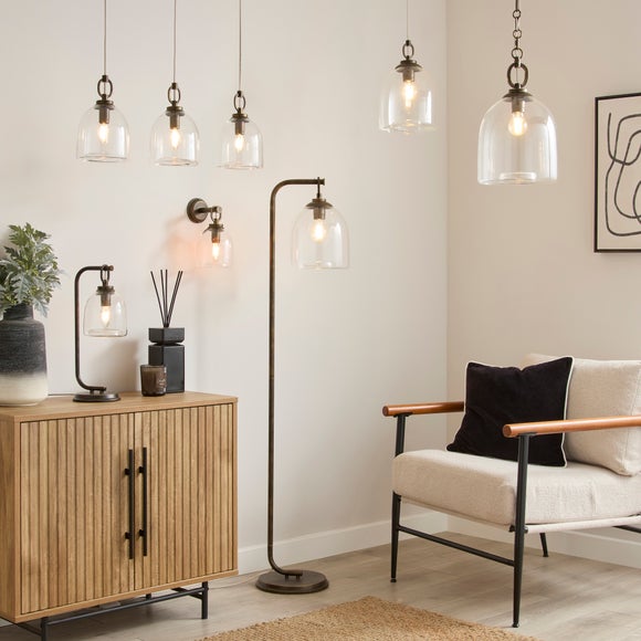 Alba Industrial 3 Light Diner Ceiling Light