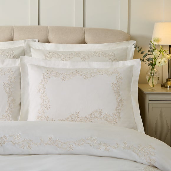 Dorma Camerelle Embroidery 100% Cotton Sateen Duvet Cover & Pillowcase Set, product image 18