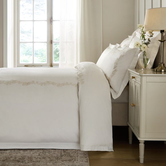 Dorma Camerelle Embroidery 100% Cotton Sateen Duvet Cover & Pillowcase Set, product image 20