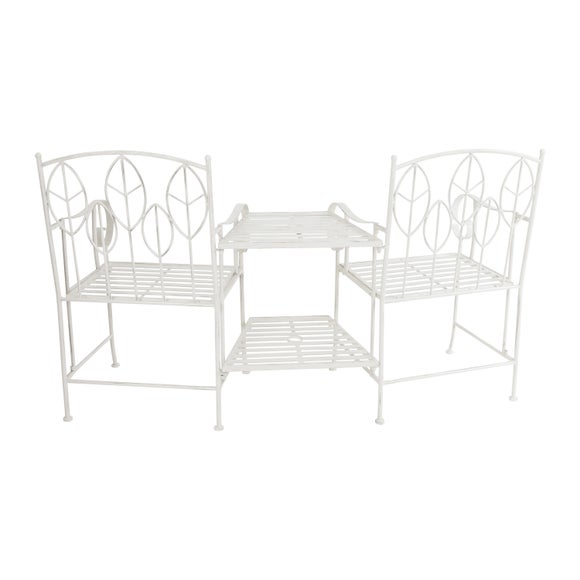 Rustic Leaf Metal Companion Seat Set, product image 6