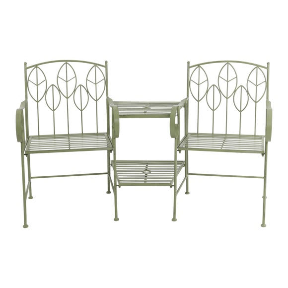 Rustic Leaf Metal Companion Seat Set, product image 12