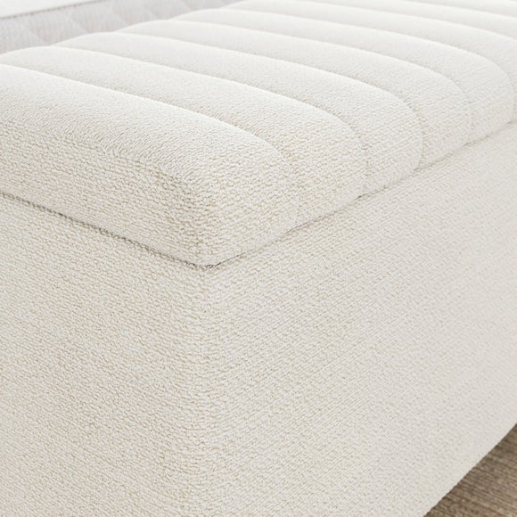 Alara Chenille End of Bed Storage Ottoman