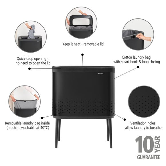 Brabantia Bo 60L Laundry Bin, product image 12